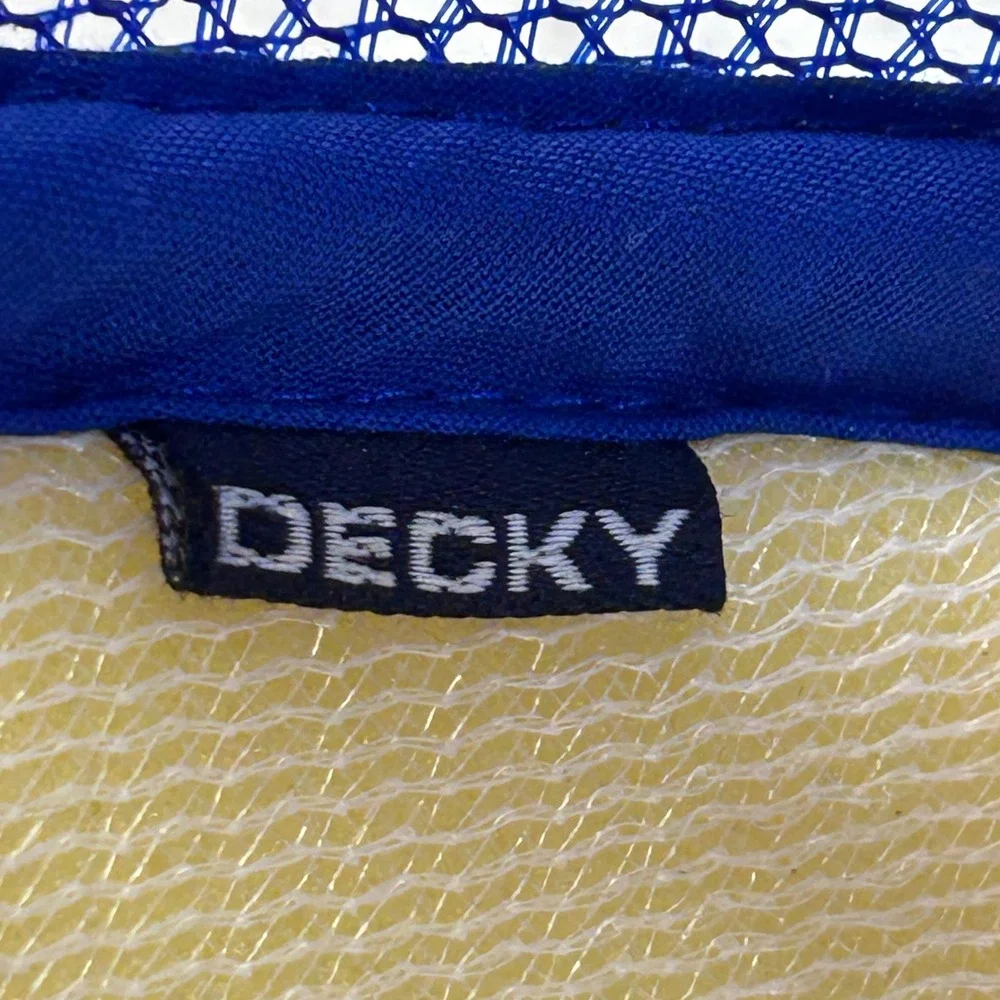 Montucky Cold Snacks Horse Logo Unisex Red White Blue Decky Trucker Hat OSFM